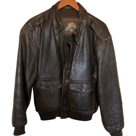 Adventure Bound Originals Other - Adventure Bound Distressed Leather Bomber Jacket-S
